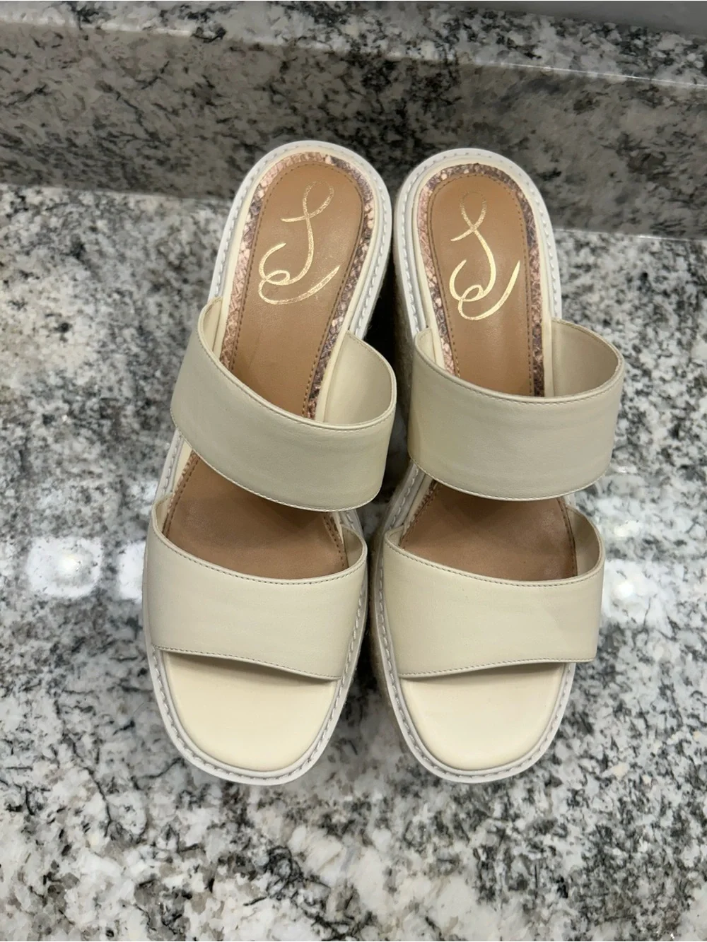 Sam edelman Luca Espadrille platform wedge sandals Size 8